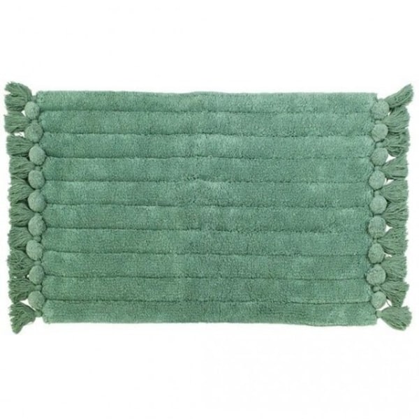 Furn Tuft Ribbed Bath Mat One Size Green One Size