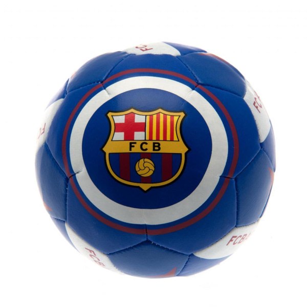 FC Barcelona Soft Mini Football 4in Blå/Vit Blue/White 4in