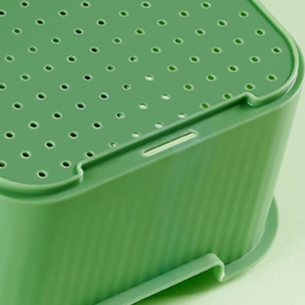 Sprouting Kit for Seeds with Drainage Holes and Drainage Tray, Upgraded Stackable Tray for Microgreens, Fresh Organic Bean Sprouts-FF- 2pcs