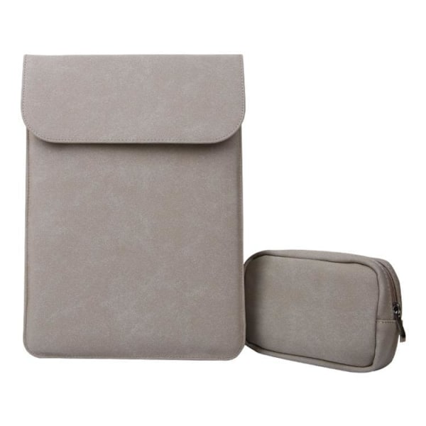 13,3\" Laptop Sleeve / Computer Bag / Macbook - Læder - Vælg farve Khaki 348