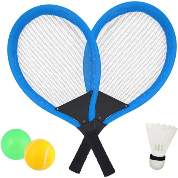 Tennisketchersæt med badmintonbolde softball udendørs