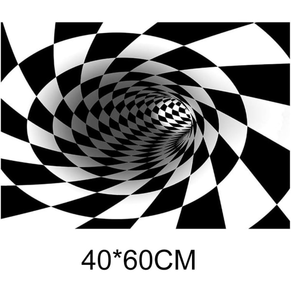 3D Trap Effect Printing Geometrisk Dörrmatta Matta Sovrum Living