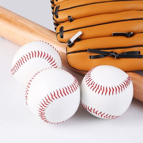 Ammattimainen baseballs, LeapBeast 3 kpl käsin ommeltuja baseballeja
