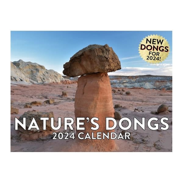Natures Dongs Calendar 2024 Morsomme Voksenbilde Veggkalendere for Hjem Soverom Stue Kontordekorasjon