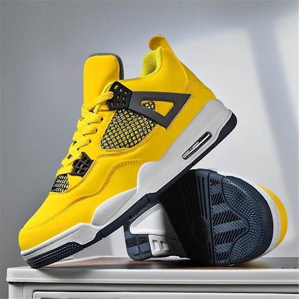 Herre Air 4 Retro Klassiske Skatesko Fitness Basket Casual Arbejde Løb Gåsko Zapatos A4blue_SSDLV 2 Aj4white Lilla 2 Aj4white Lila 8 UK