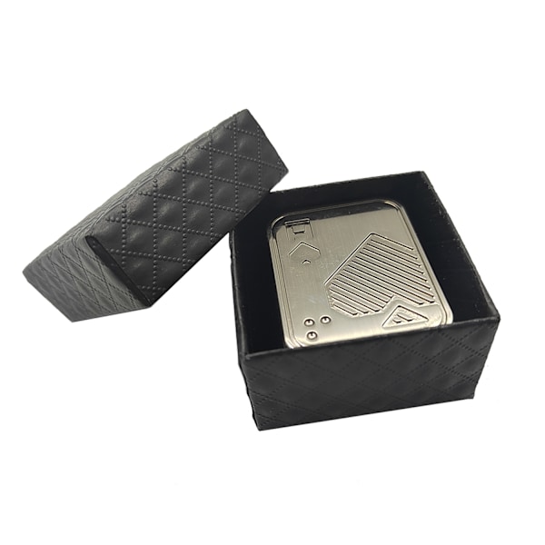 Magnetisk metall Fingertop Leksak Metall Poker Push Card Slider