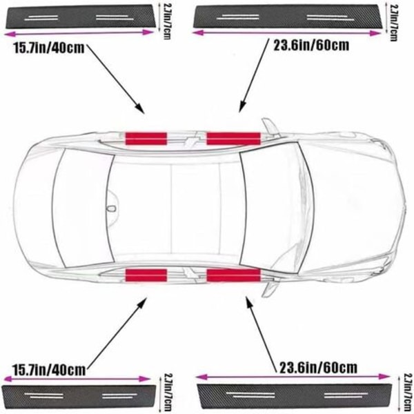 Skydd för bildörrtröskel, skyddsfilm för Audi A1 A3 Rs3 A4 A5 A6 A7 Rs7 A8 Q3 Q5 Q7 R8, dörrskydd-XF2-
