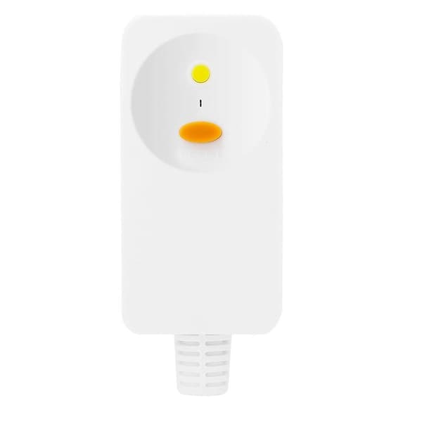 Residual Current Device Personal Protection Plug Replacement Plug 10mA Residual Current Circuit Breaker 16Amp EU Plug-FF- White