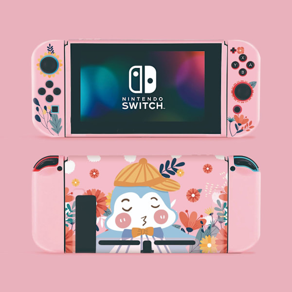 Case för Switch, TPU Slim Case Cover kompatibel med Nintendo Switch Console och Joy-Con