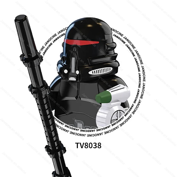 SW Rymdkriget Darth Mini Actionfigurer Klonsoldat Droider Jedi Anakin Skywalker Byggklossar i Plast Set Barnpresent TV8038