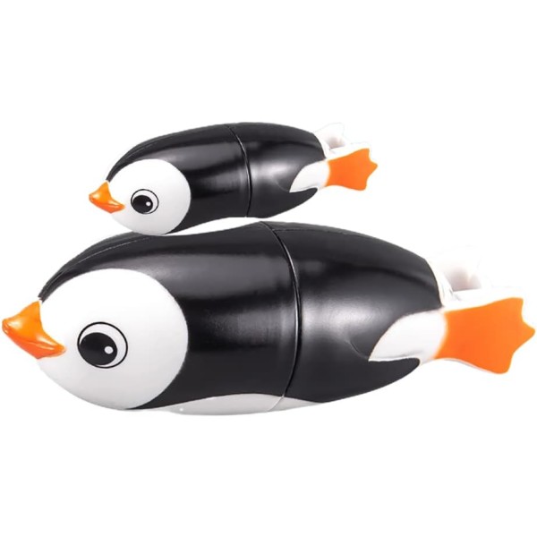 Badekar pingvinlegetøj elektrisk havdyr vandlegetøj (mor og barn pingvin)
