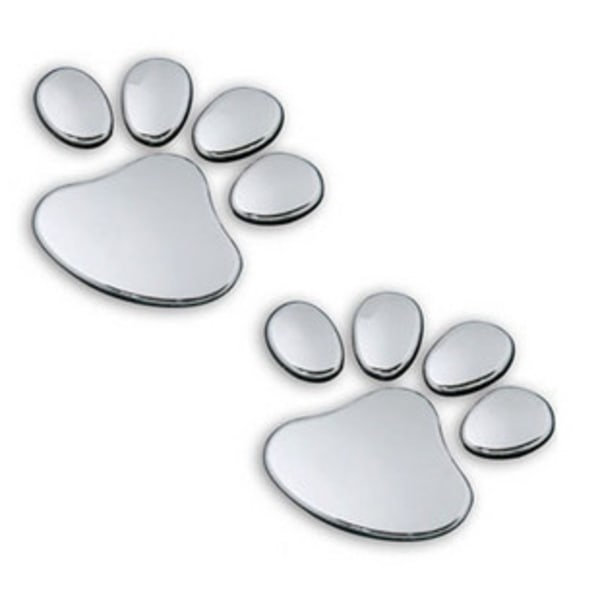 5 par Bear Dog Paw Animal 3D Footprint Bildekaler för Car De
