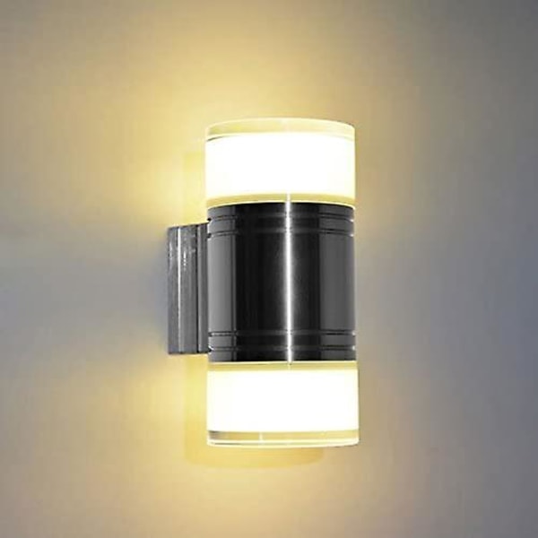10W LED Vägglampa Inomhus Modern LED Up Down Light Cylindervägg