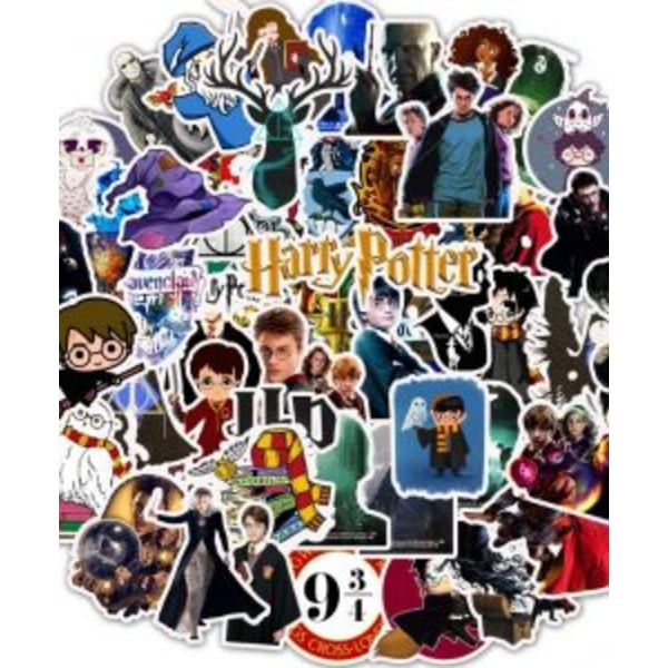 Harry Potter klistermærker klistermærker - 50 pak Harry Potter