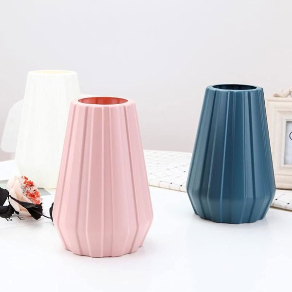 Dekorativ vase, plastvaser, høye gulvvaser moderne livsstil