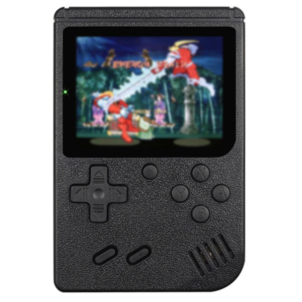 400/500/800 i 1 Håndholdt Spilkonsol Bærbar Klassisk Retro 3-Tommer Skærm Spillemaskine Black 800 in 1