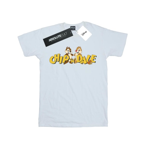 Disney Girls Chip And Dale Character Logo T-shirt bomull 5-6 Ye White 5-6 Years
