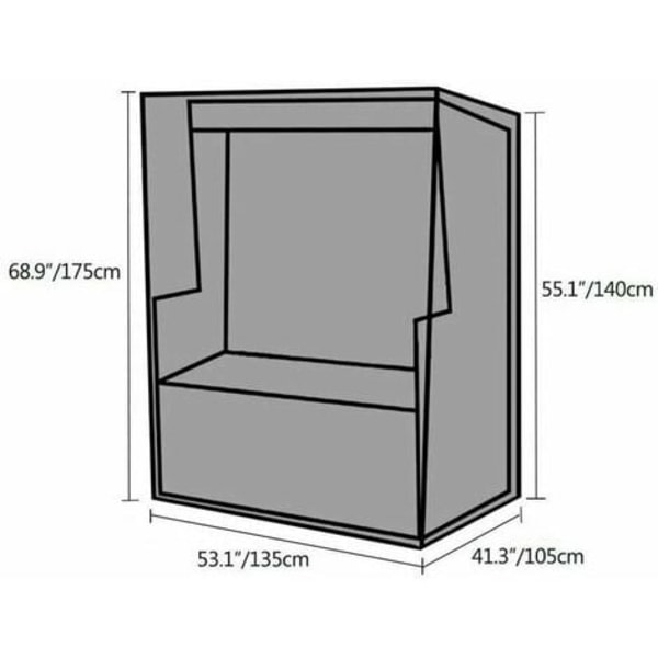 Rantakökin stol vattentät cover 135 x 105 x 175 x 140 cm