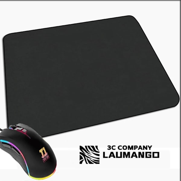 Lille Spillemusmåtte Gylden Initial Navn Mønster Kawaii Musmåtte Gamer Mini Computer Anime Måtte Gummimåtte Pc Tilbehør Måtter GG002028 GG002028 18x22cm