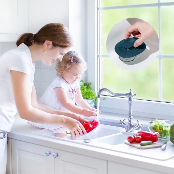 Diskpropp - Universal badkarspropp i silikon Filterpropp Badkarstillbehör för köksbadrum