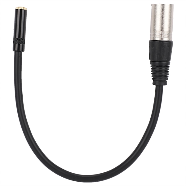 3,5 mm hun til XLR han zinklegering 3,5 mm interface Lydadapter Kabel Patch ledning