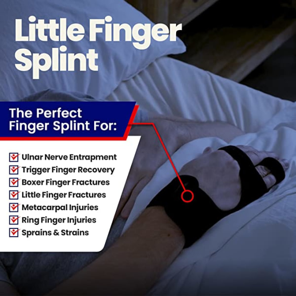 Ringfinger anti forstuing festebrakett (venstre og høyre universal