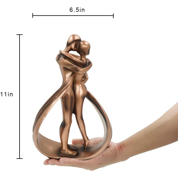 Wedding Anniversary Couple Statue - Female Male Home Living Room