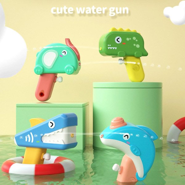 4 vannpistoler for barn voksne Søt dyremodell Soaker Squirt