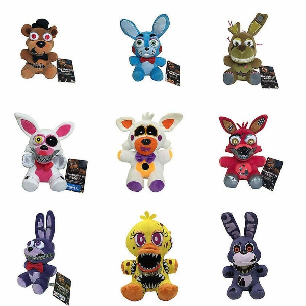 Viisi Yötä Freddyllä Fnaf Kauhupeli Lapsi Plushie Leikkieläin Pehmolelut Lahja Top Mangle