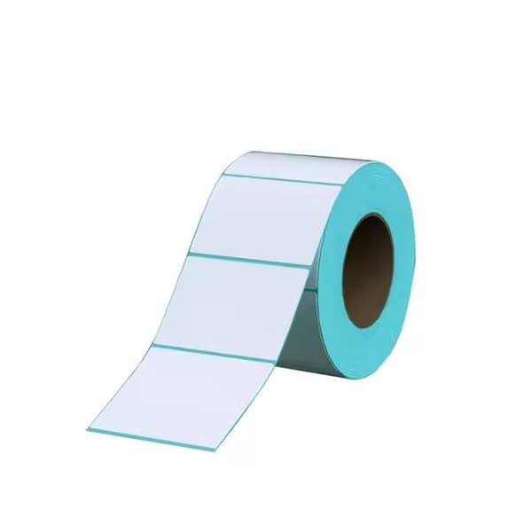 Selvklæbende etiketter hvid mat skrivbart papir permanent klæbemiddel Hvid White 60*60 - 400pcs