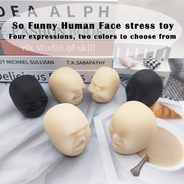 Sensory Stress Human Face Toys for Adults Teens Kids, Decompre