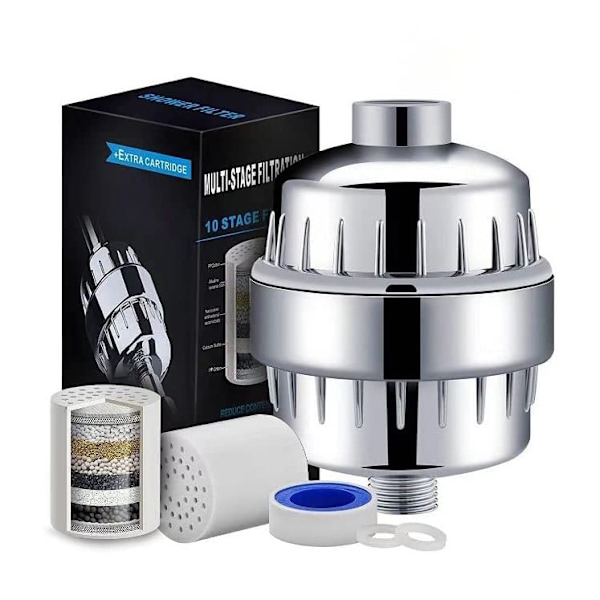 INF Duschfilter - 10-25-stegs Filtreringssystem-XF6-