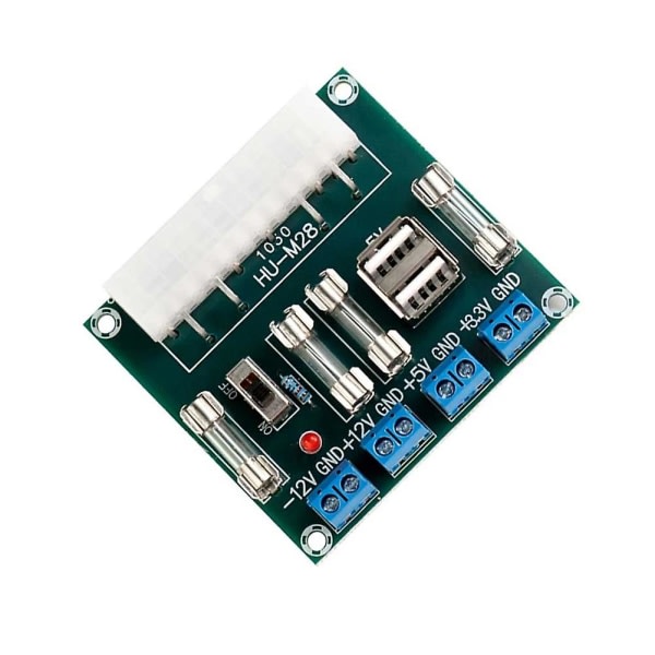 Xh-m229 Computer Powers Adapter Card 24pin Atx Desktop Outlet Module med USB-grensesnitt Atx Powers