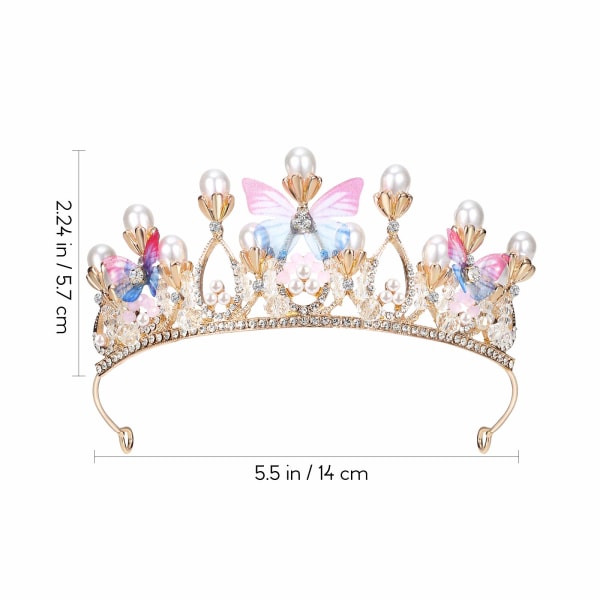 barnedagsgave Princess Crown Wedding Headpieces Pearl