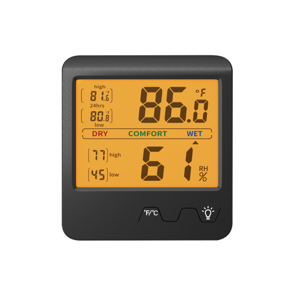 Digital Hygrometer inomhustermometer och Hygrometerdisplay