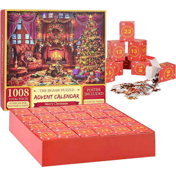 Christmas Jigsaw Puzzle-Home Decoration, Christmas Puzzles Gift