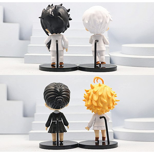 4PCS luvattu Neverland-nukke, Emma Nendoroid, anime-toimintanukke