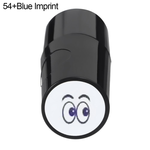 Golfboldstämpel Golfstämpelmarkör 54+BLÅT IMPRINT 54+BLÅT 54+Blue Imprint