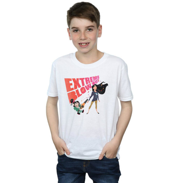 Disney Boys Wreck It Ralph Pocahontas og Vanellope T-shirt 9-1 Hvid 9-11 år