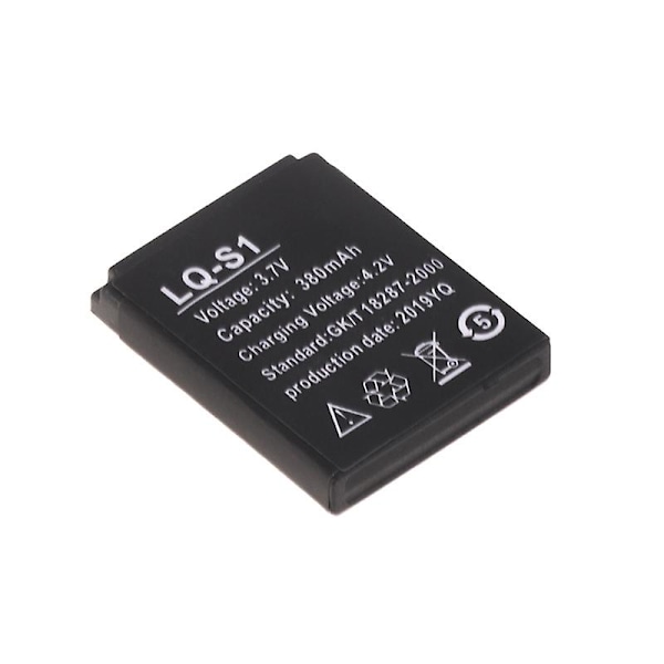 LQ-S1 3,7V 380mAh Laddningsbart Li-ion-batteri för Smartklocka Nytt