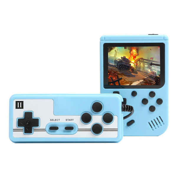 400/500/800 i 1 Håndholdt Spilkonsol Bærbar Klassisk Retro 3-Tommer Skærm Spillemaskine BLA with gamepad 400 in 1
