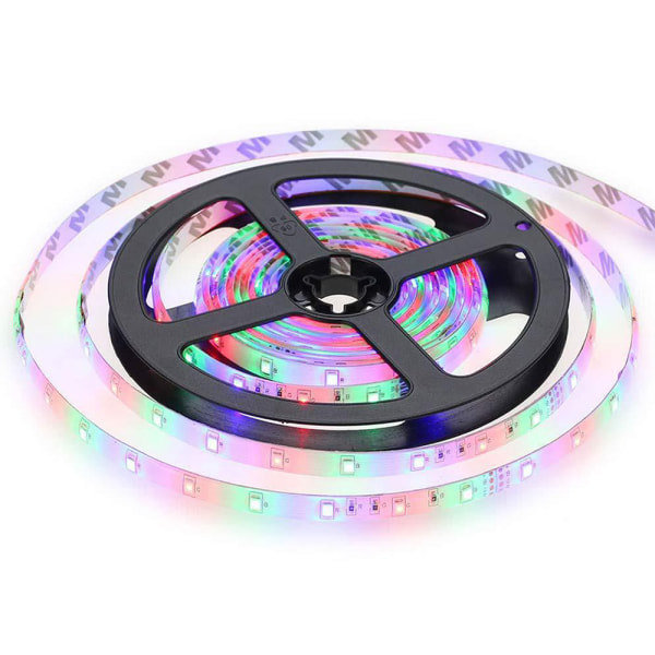 5M RGB flexibel vattentät 300 LED Strip nattlampa eu