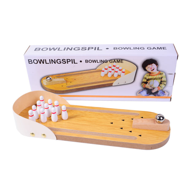Tre Mini Bowling Basket Spill leketøy