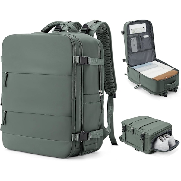 Heta 2025 Ryanair Kabin Reseryggsäck 40x20x25 cm, Kabin Reseväskor, Kabinväska för EasyJet, Handbagage, Kabinväska, Vandringsryggsäck-XF7- Blue