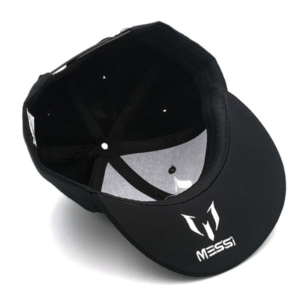 Ronaldo CR7 Caps Barn Gutter Jenter Messi Neymar Bboy Hip-Hop Snapback Hatt Svart-B Black-B