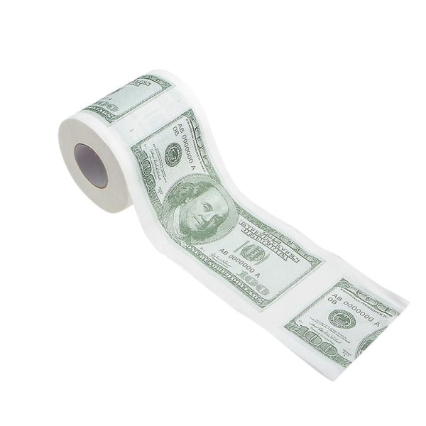 Sofirn $100 Dollars Bill Toiletpapirrulle Funny Toilet Papir Gag Toiletpapir Wc Papir Toilet Nyhedsgave