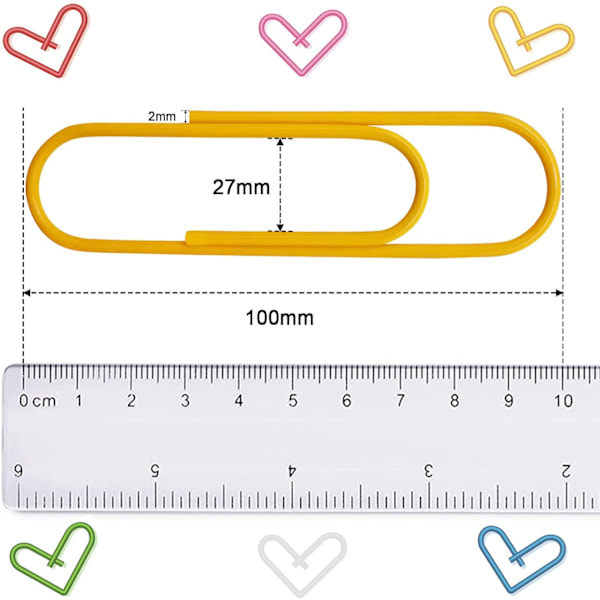 30 x 4 tommer store papirclips jumbo papirclips (rustfri, mul-XF4-