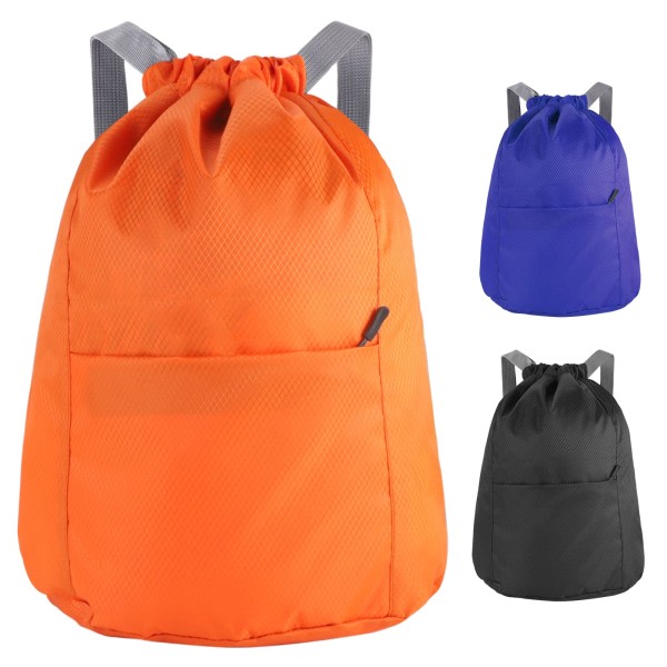 Fitness Rygsæk med snoretræk Vandtæt sportstaske med snoretræk og Neutral Pe Bag er velegnet til skolesport, svømning og bjergbestigning