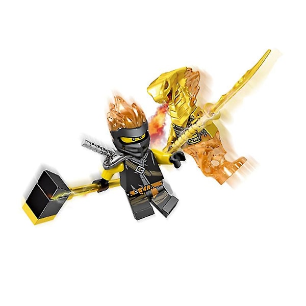 Set med 24 Ninja Minifigurer