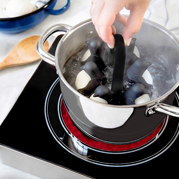 Pingvinformad Äggkokare & Serveringsställ för Kokta Ägg